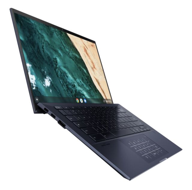 Chromebook CX9 от Asus (на фото) оснащен процессором i3 или i7, а последняя модель стоит 1150 долларов.