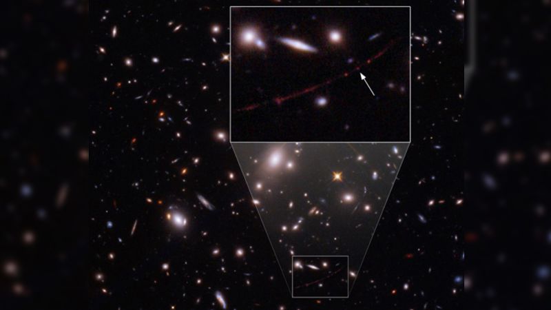 Звезда Эрнделя: космический телескоп Хаббл видит самую далекую звезду, находящуюся на расстоянии 28 миллиардов световых лет