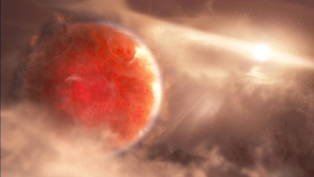 Хаббл обнаружил массивную планету — в 9 раз больше Юпитера — которая формируется в результате бурного процесса