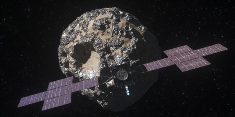 Ars посещает чистую комнату космического корабля Psyche на орбите астероида в JPL.