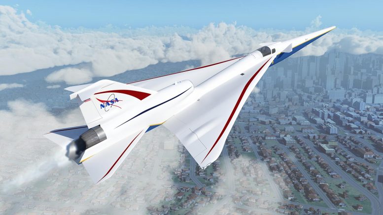 Бесшумный сверхзвуковой самолет НАСА X-59