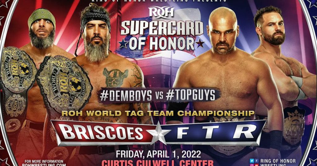 ROH Supercard of Honor 2022 Live Scores: начало правления Тони Кана