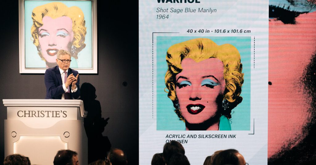 Мэрилин Уорхол, 195 миллионов долларов, побитый аукционный рекорд американского художника