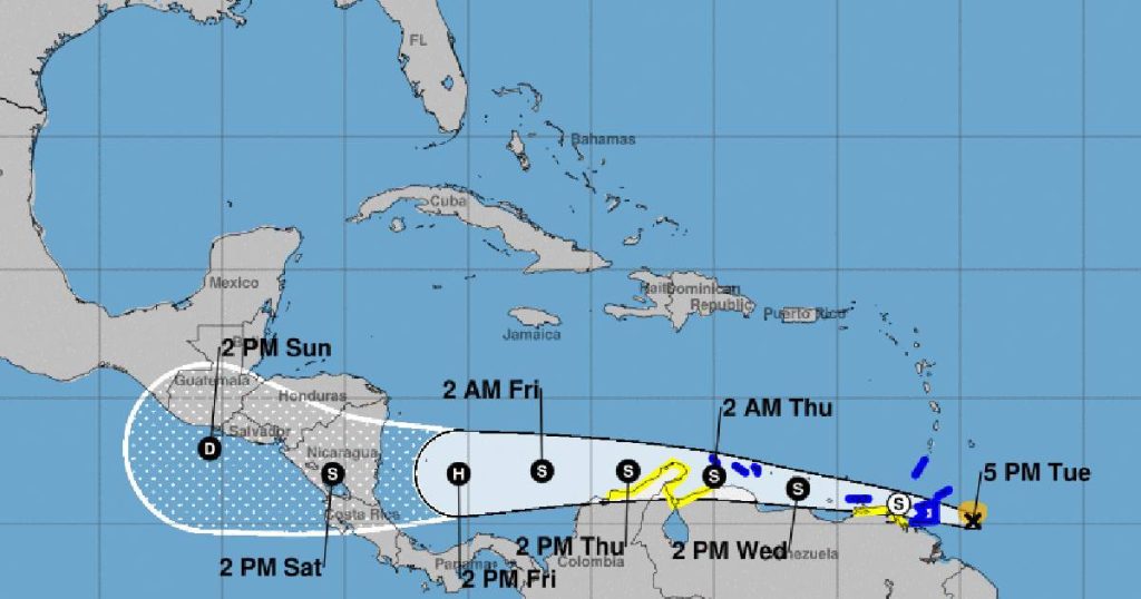 Центр ураганов Карибской системы, вероятно, скоро превратится в тропический шторм Бонни - Orlando Sentinel