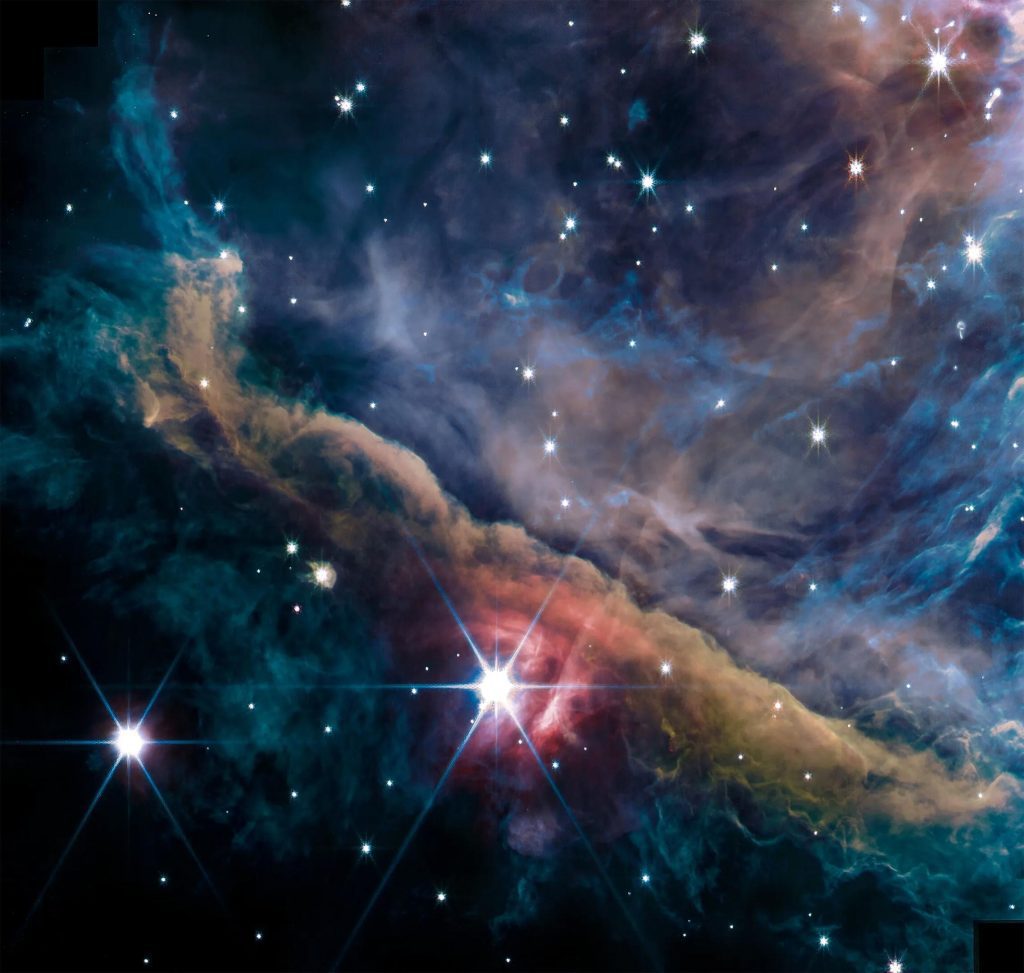 Первые захватывающие изображения туманности Ориона, полученные астрономами с помощью космического веб-телескопа